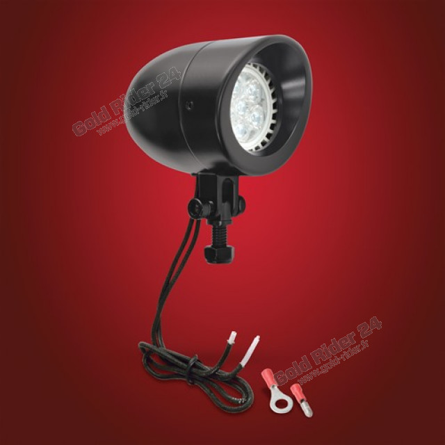 Mini feu led noir 12V 7W