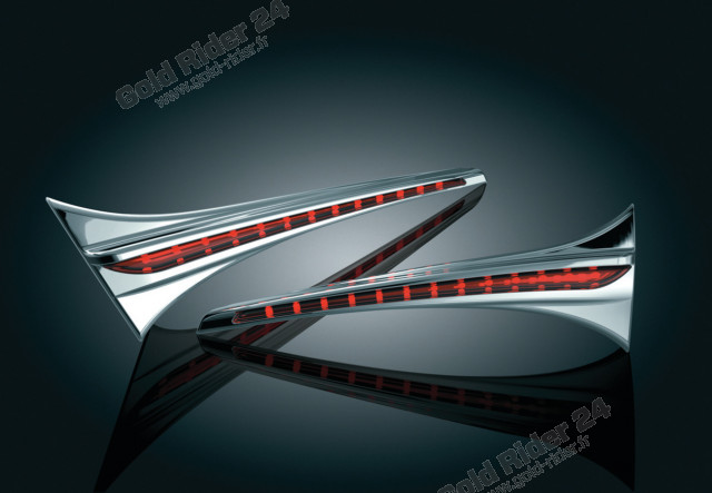 Chromes lumineux latéraux top-case