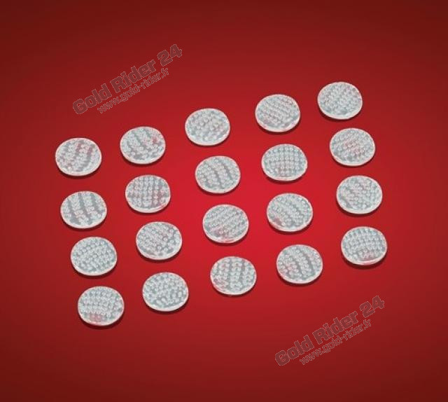 Pastilles velcro adhésives