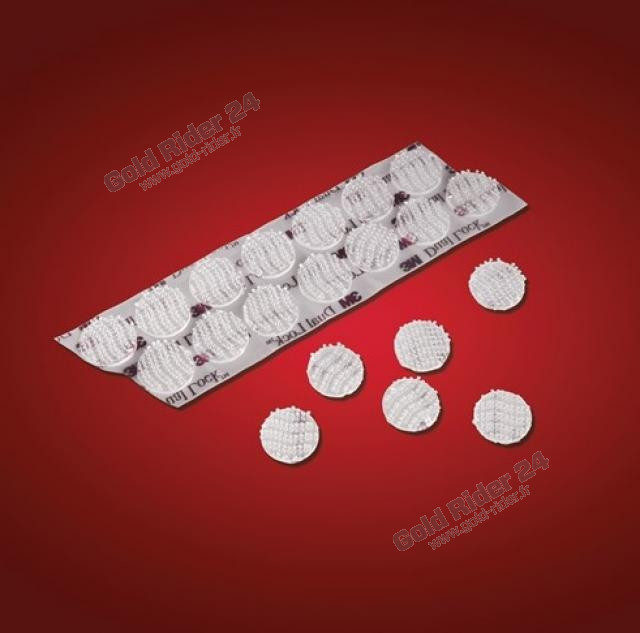 Pastilles velcro adhésives