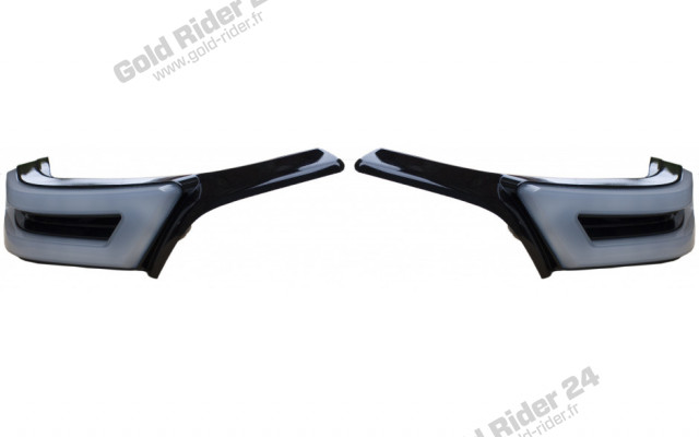 Garnitures d'accoudoirs noires à LED séquentielle