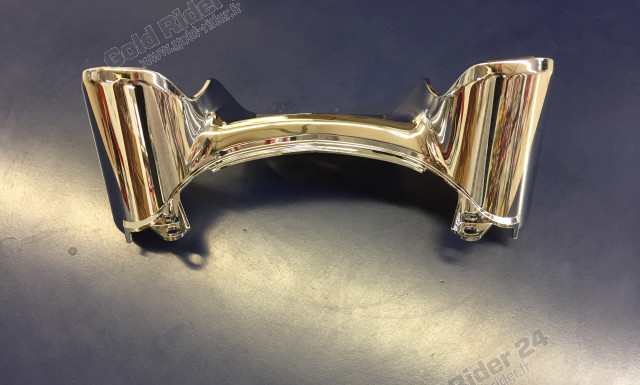 Protège fourche chromé