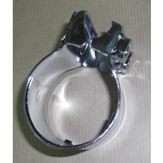 Collier silencieux d'échappement droit