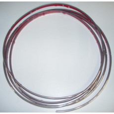 Jonc chromé plat 11 mm