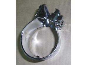 Collier silencieux d'échappement droit