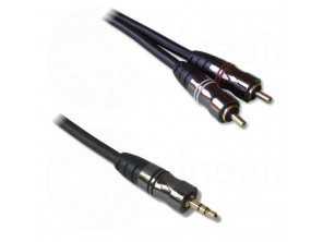 LINEAIRE X200LE Câble jack 3m RCA mâle / mâle