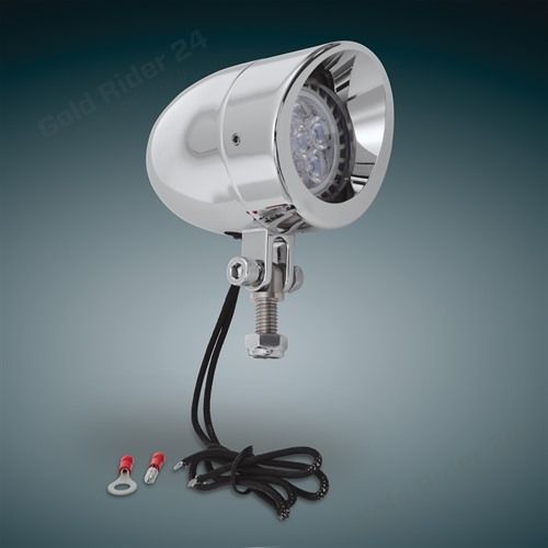 Mini feu led chromé 12V 7W - Gold Rider