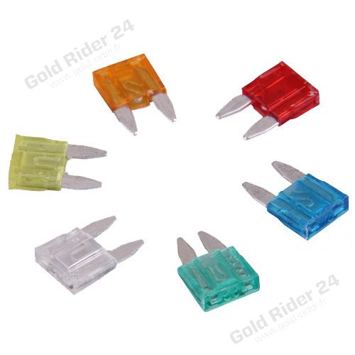 Lot de 6 mini fusibles