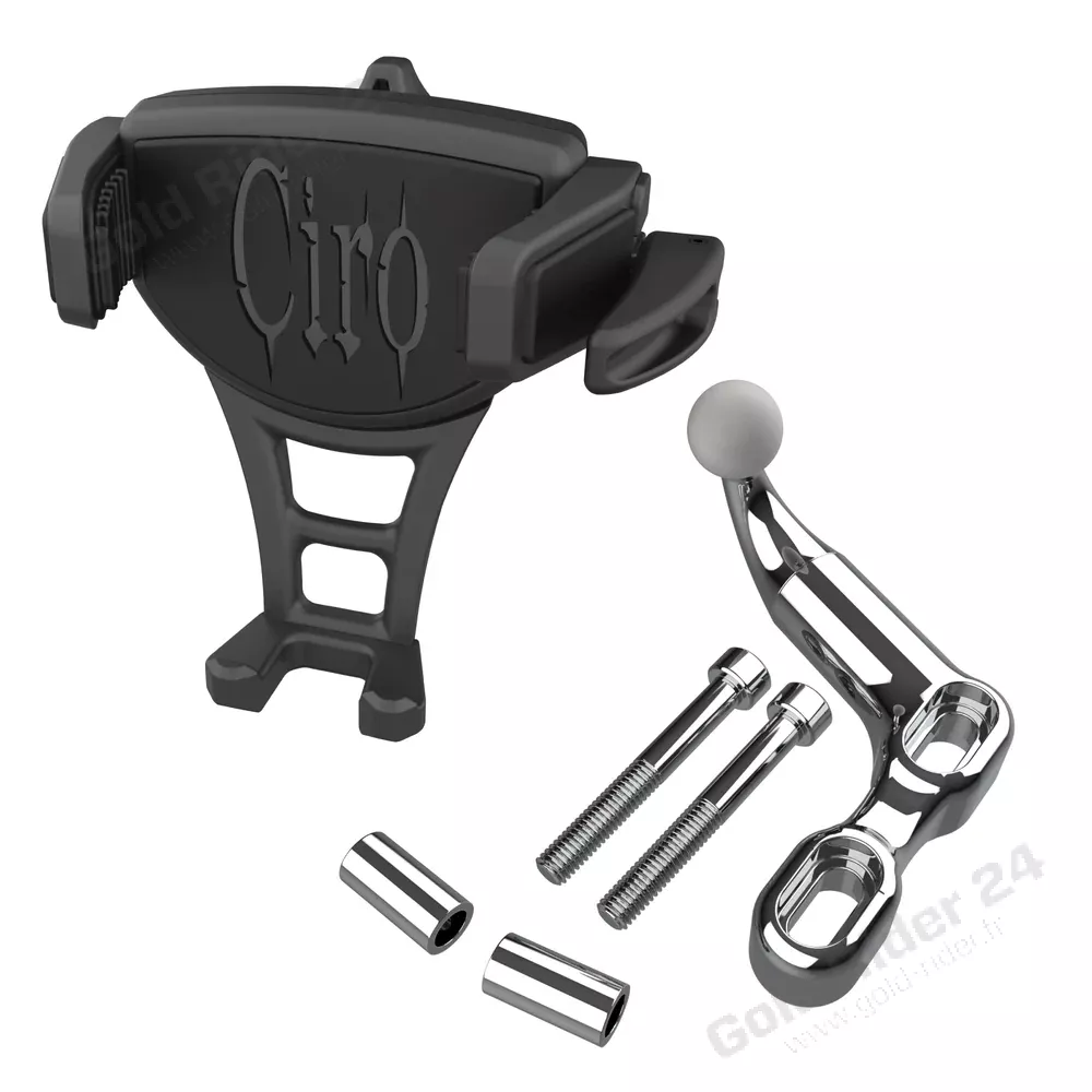 Support de guidon Constrictor, Gen 2, sup. chrome