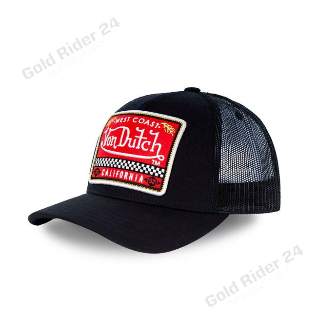 Casquette noire Von dutch West Coast