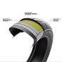 Pneu arrière Michelin Road W GT - 200/55R16 77H