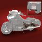 Pack de 9 accessoires chrome fumé
